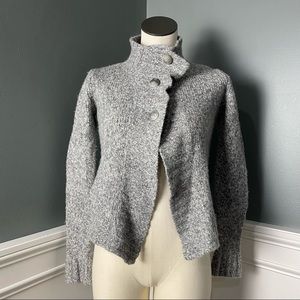 Theory Gray Wool Cardigan 8228